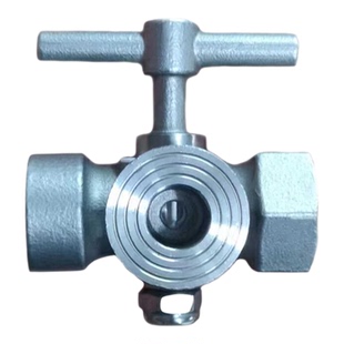 不锈钢旋塞阀储气罐压力表三通旋塞阀DN15M20*1.5蒸汽锅炉高温304