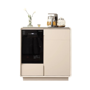 茶吧机家用置物柜2025新款一体柜子实木智能带消毒饮水机餐边柜