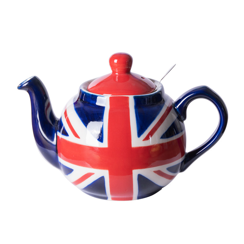LondonPottery手绘旗带茶漏茶壶