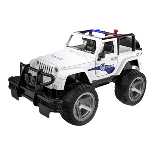 双鹰越野汽车声光发声警务消防救援车模型玩具男孩六一儿童节礼物