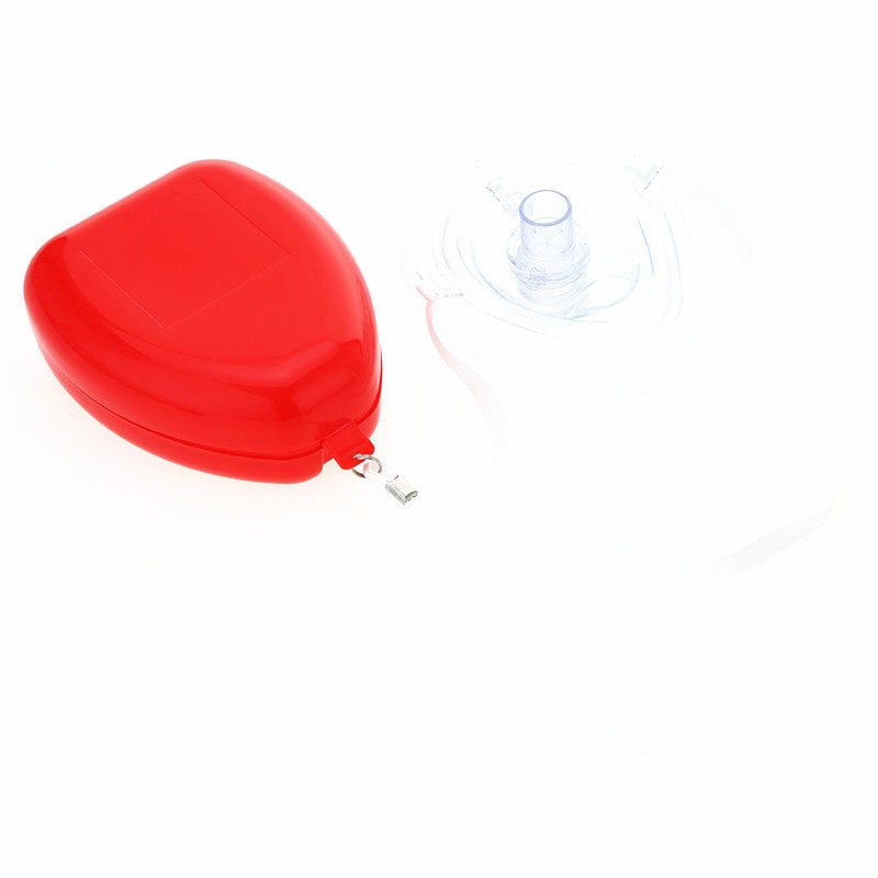 CPR mask ,呼吸面罩带气囊配glove，消毒片，说明书和盒子