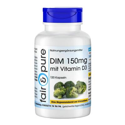 fairpure德国dim补剂二吲哚甲烷节男女雌性激素平衡乳腺健康临期
