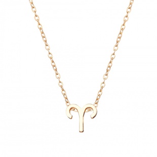 Zodiac women necklace alloy gold silver choker fashion girls