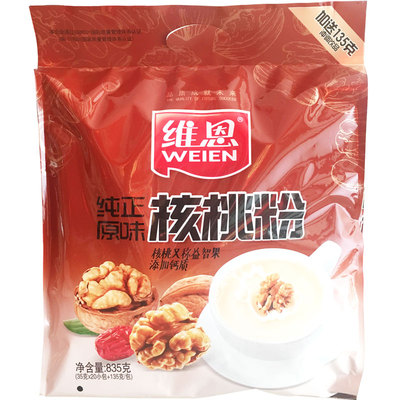 维恩835g纯正速溶营养早餐核桃粉