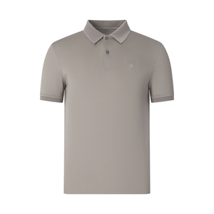 SHANSHAN杉杉男士t恤短袖2025新款夏季男款冰丝翻领polo衫男装