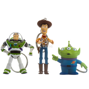 玩具总动员4公仔钥匙扣 三眼仔胡迪巴斯光年玩偶模型挂件电影周边