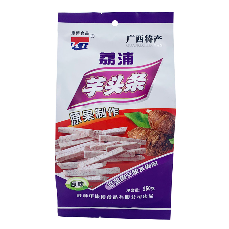 广西桂林特产康博芋头条250g低温脱水香芋条果蔬干芋头干休闲零食