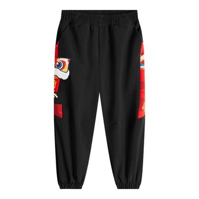 【清仓价】安踏儿童男小童运动长裤新年款保暖儿童加绒运动裤子