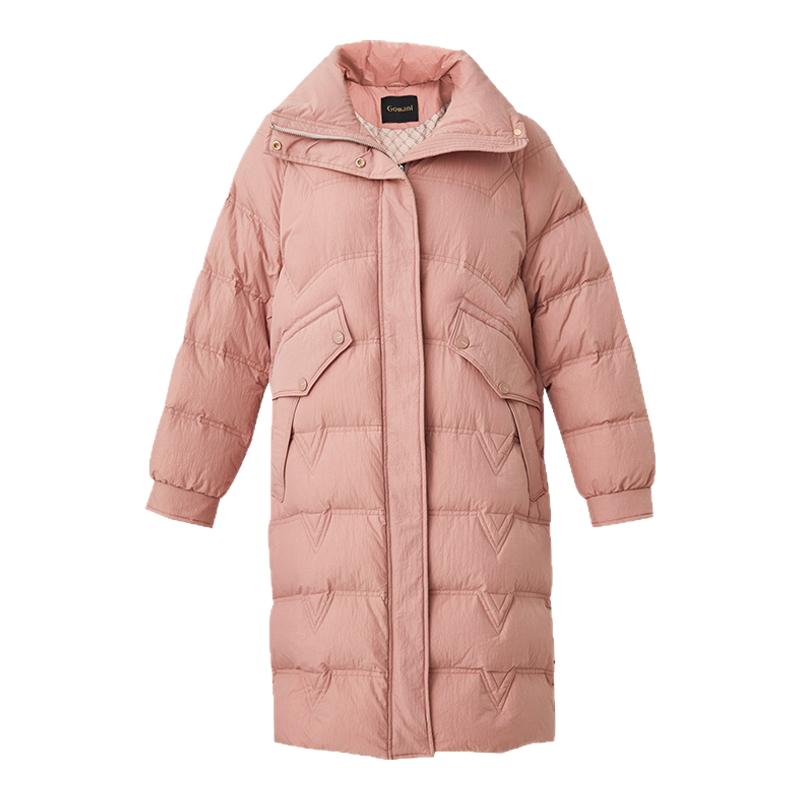 【90%鹅绒】乔万尼商场同款新品羽绒服中长款ET4T015102