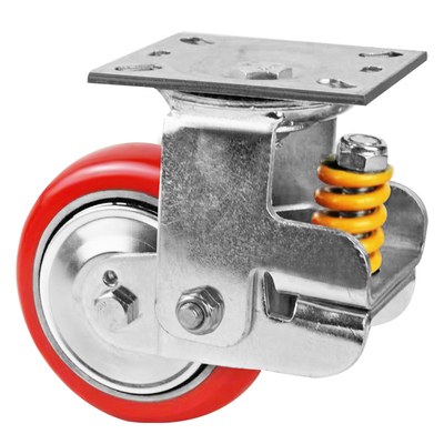 重型弹簧脚轮减震耐磨