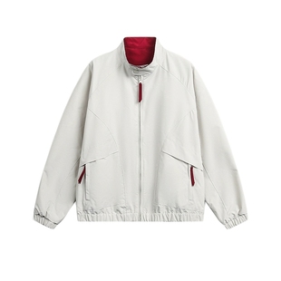 悟空有货山系户外三防撞色立领运动外套男美式复古哈灵顿工装夹克