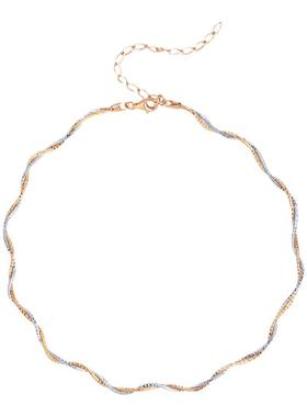 adhora奥米茄波浪编织项链女生日礼物送女友 送闺蜜2024年新款