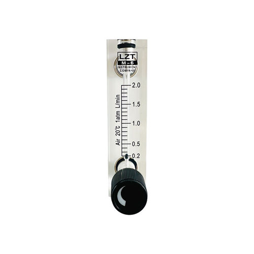 余姚远大面板式转子流量计LZT-6T空气体水液体有机玻璃0.2-2L/min