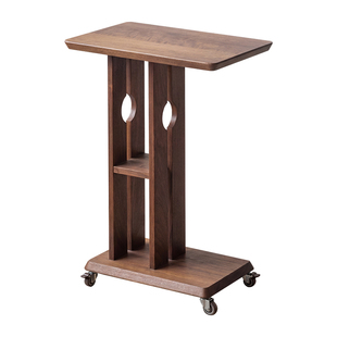 有清堂黑胡桃木茶几可移动小桌子实木沙发边几角几新中式宋式美学