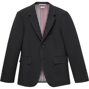 [24期免息]THOM BROWNE 男士商务绅士羊毛西服三件套西装套装