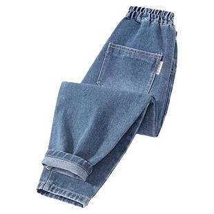 真维斯童装男童牛仔裤秋冬款2026新款男孩秋装裤子儿童加绒长裤秋