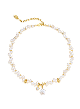 安铂洛利错位珍珠项链