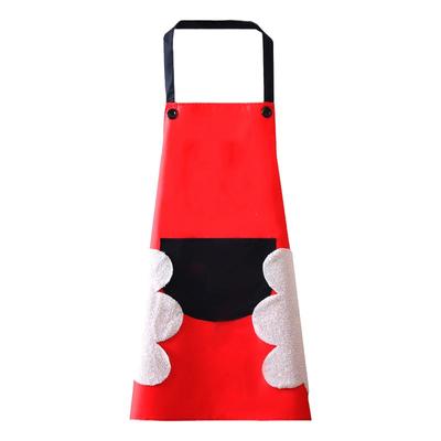 围裙防水防油无袖夏季擦手可定制