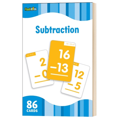 正版 Subtraction Flash Kids Flash Cards 趣味学习卡 减法