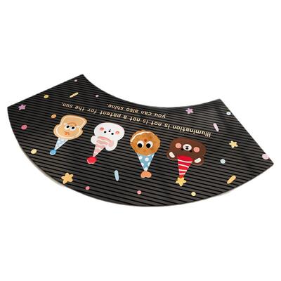 弧形卫生间地垫软硅藻泥速干吸水垫淋浴房厕所洗手间门口防滑脚垫