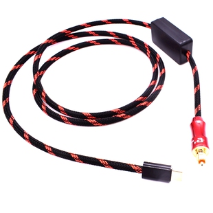 HIFI发烧电脑USB线连接解码器type A转USB-B方口艾肯声卡音频线