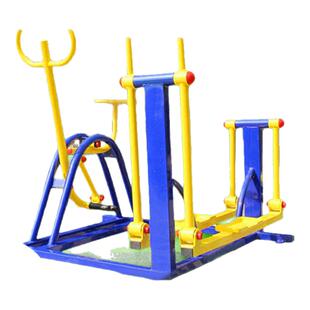 沃尔克 室外健身路径骑马平步机 小区广场室外健身器材骑马漫步机