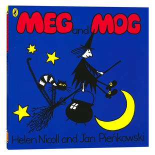 Meg And Mog 女巫麦格和小猫莫格 万圣节相关 畅销书 经典图画故事绘本 亲子睡前读物 获奖动画原著 英文原版进口儿童图书