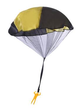 手抛降落伞玩具儿童户外空投小人