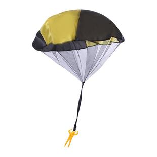 手抛降落伞玩具跳伞儿童幼儿园男孩运动户外空投小人空头空中飞伞
