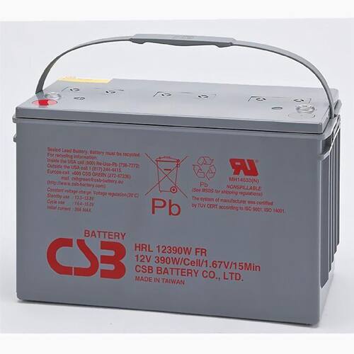 CSB蓄电池HRL12390W12V390W机房UPS电源配套消防照明EPS直流屏