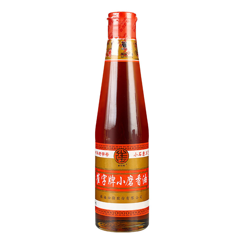 正宗崔字牌小磨香油448ml 家用凉拌调味油火锅蘸料油碟纯正芝麻油