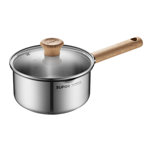 苏泊尔一人食小锅316L不锈钢家用泡面锅宝宝辅食锅婴儿煮奶锅煮面