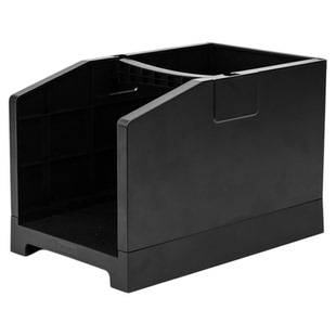 得力15208电子面单盒快递单子收纳盒子外置标签支架面单收纳盒