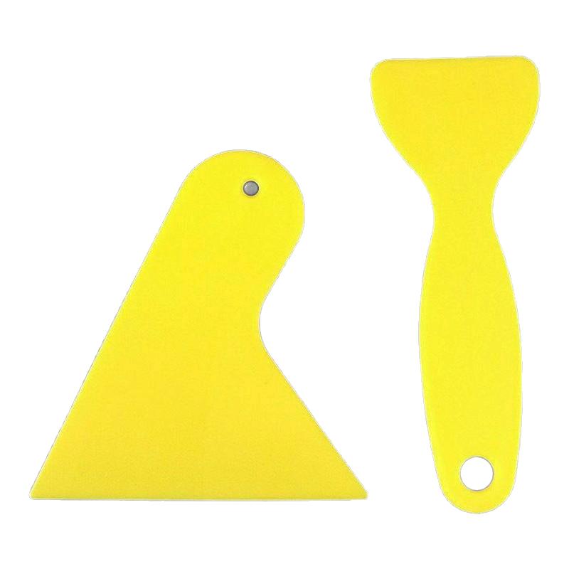 小黄铲硬刮板工具汽车贴