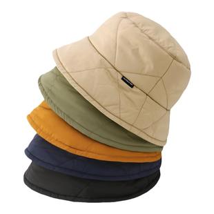 诺思山户外宽檐秋冬夹棉保暖帽子男女大头围渔夫帽休闲盆帽2965