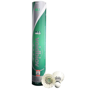 voidbiov羽毛球耐打王不易烂No.7七号球室内外训练比赛用习12只亚