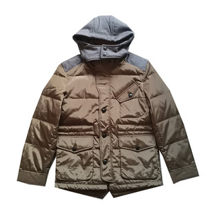 国内单男士秋冬季羽绒服保暖带帽工装休闲棉服棉衣外套