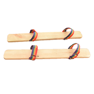 趣味运动会道具同舟共济木板玩具竞走游戏大脚板学校团建活动亲子