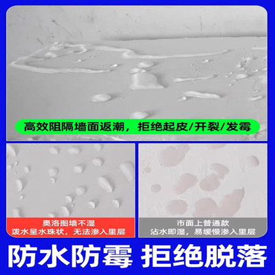 防水墙面修补膏白色起皮脱落补墙膏防霉墙壁修复白墙面净味腻子膏