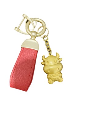 星霖创意霸气牛锌合金羊皮纹饰品