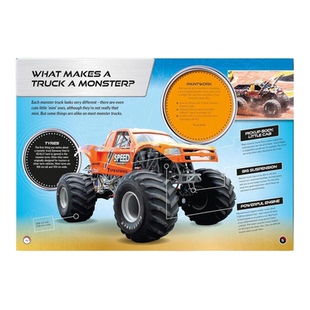 【现货】怪物卡车的世界 A World of Monster Trucks 英文儿童插画科普绘本 进口童书