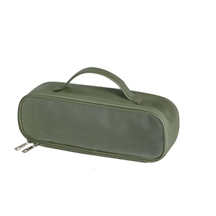 便携旅行吹风机收纳包袋橄榄绿环保软皮适用徕分D森直板夹保护套