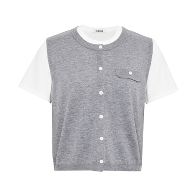 indicia标记针织假2件