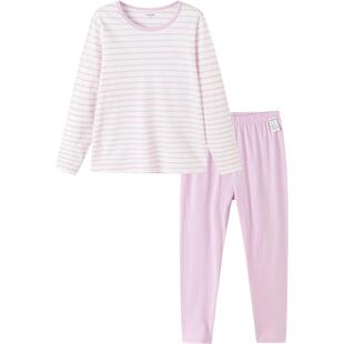 巴拉巴拉女童内衣套装中大童纯棉睡衣春秋款童装儿童保暖秋衣秋裤