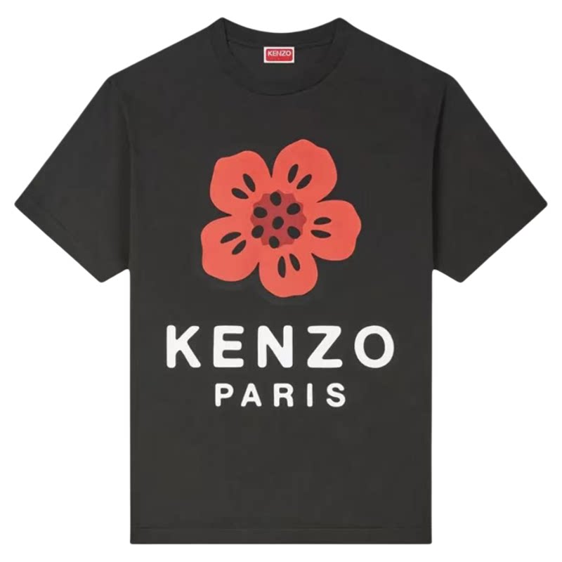 Kenzo短袖印花圆领男士短袖T恤