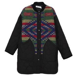 MOVEUP幻走2024秋季新款.FUN系列彩色撞布棒球领中长款毛呢外套女