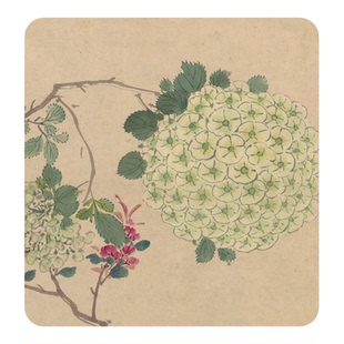 周之冕《百花图卷》高清微喷原大复制品四季花卉图临摹国画长卷轴