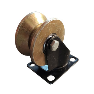 广东发出vu型万向轮 圆管轨道角铁万向轮旋转钢轨轮 环形雨棚滑轮