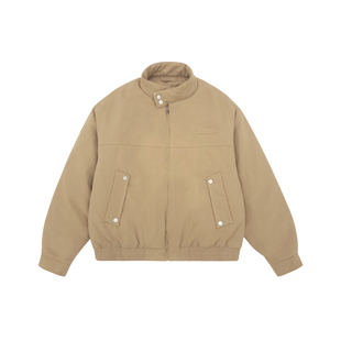 立领日系工装夹克棉服男加厚休闲短款棉袄外套2025新款男款冬装