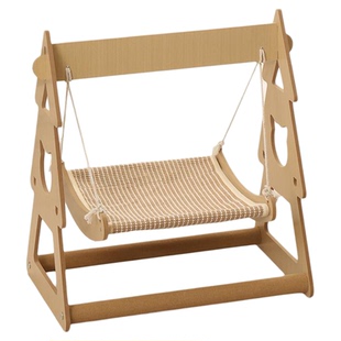 猫咪玩具宠物秋千吊床猫爬架摇篮剑麻窝自嗨解闷摇摇床四季通用